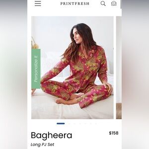 Printfresh 100% Organic Cotton PJ set - L